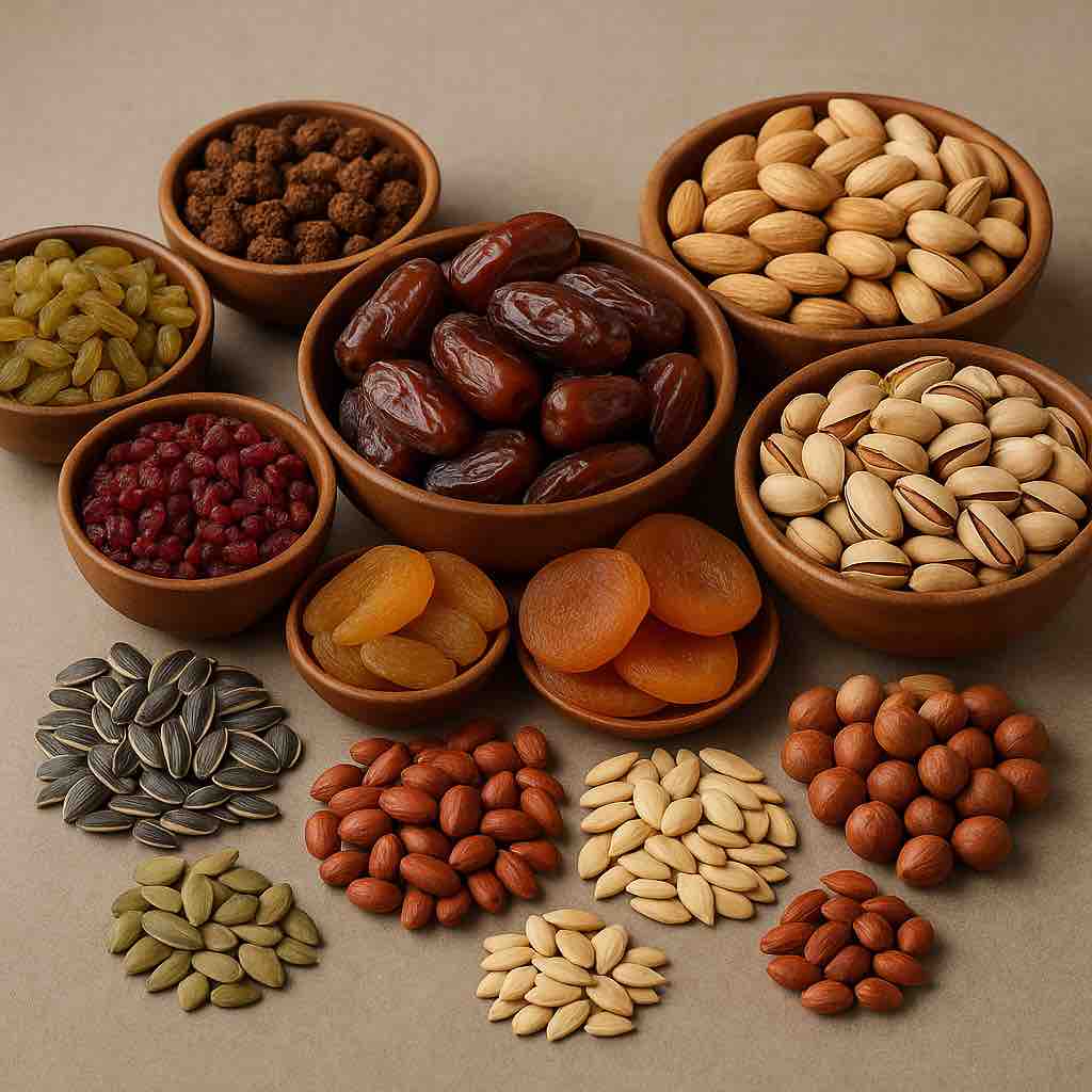 Subcategory - Dried fruits and eggs